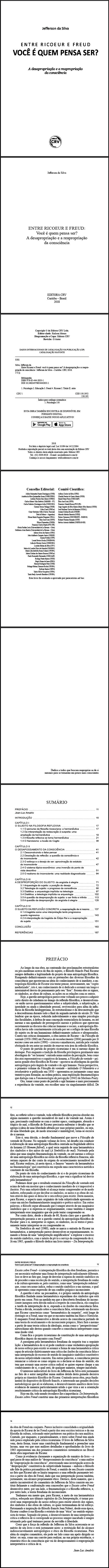 ENTRE RICOEUR E FREUD:<br>Você é quem pensa ser? A desapropriação e a reapropriação da consciência